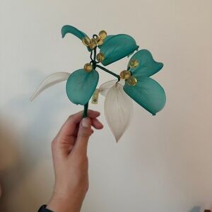 Murano glass flowers (set of 2)